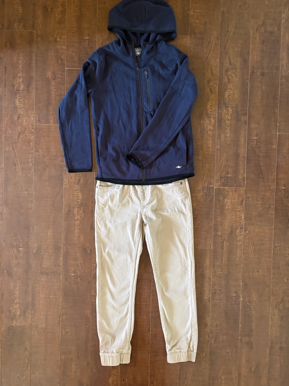 Levi Boys Jogger pants Size 12 & Athletic Works Hoodie Navy Blue